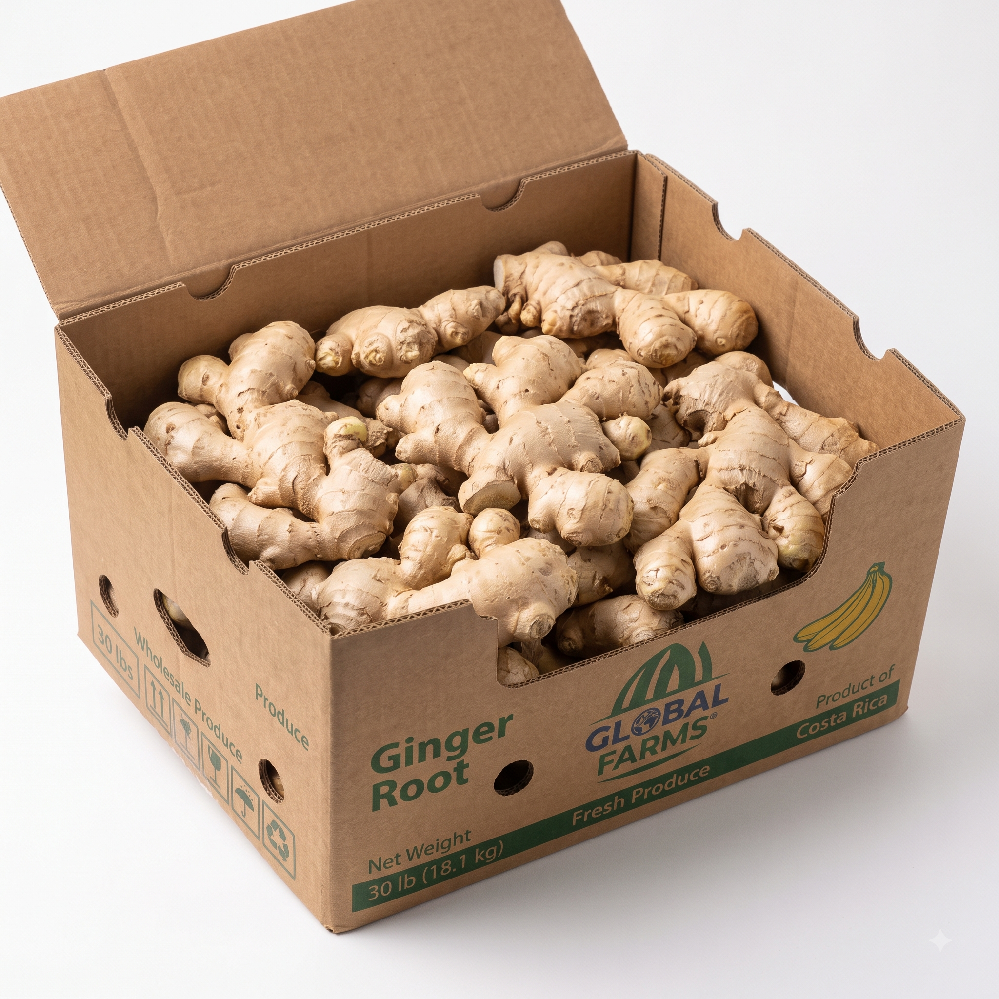 Fresh Whole Ginger Root