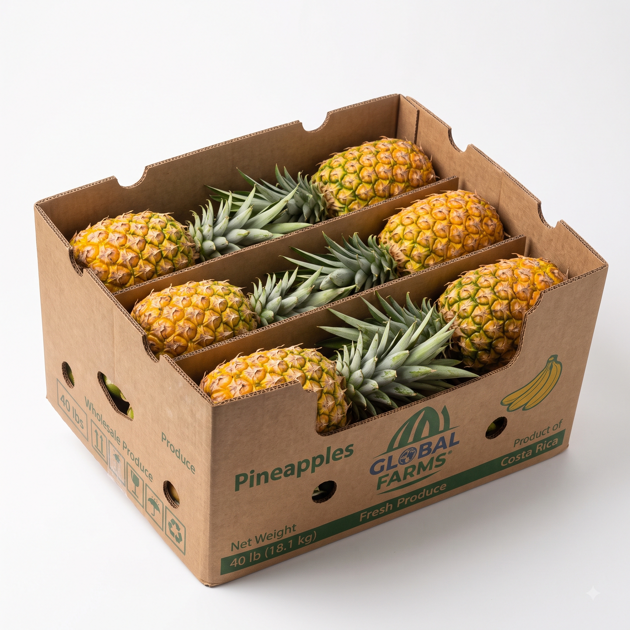 Golden Ripe Pineapples
